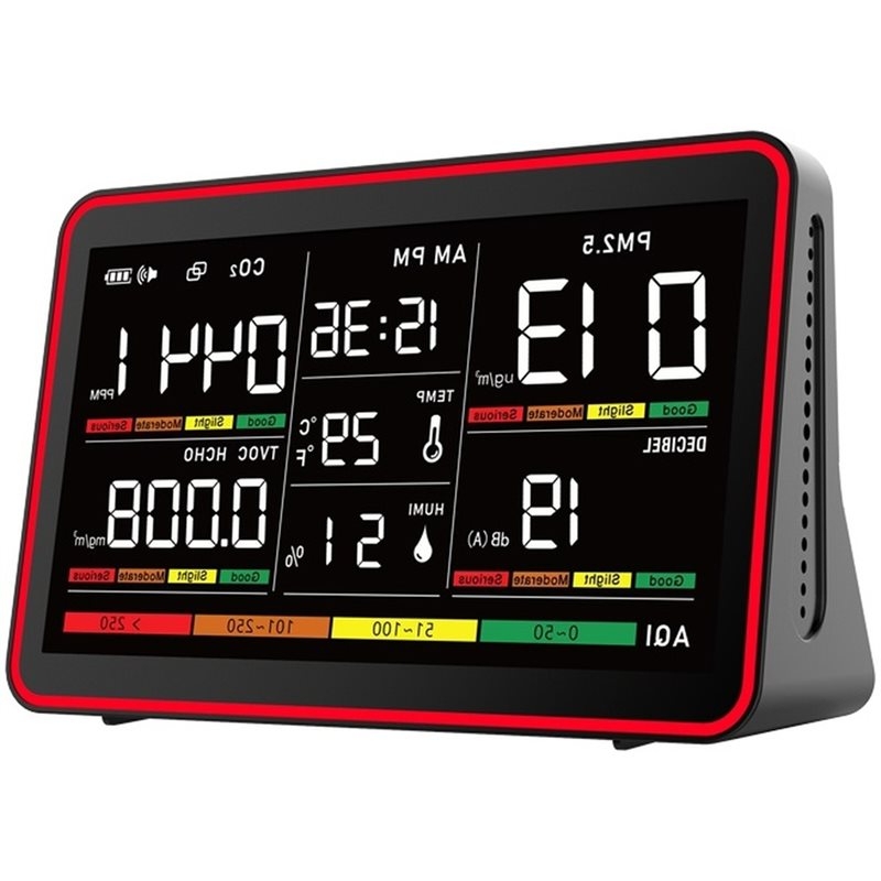 ABKW-Air Quality Monitor Indoo - Air Quality Monitor Co2 Pm2.5 Tvoc 评论和价格