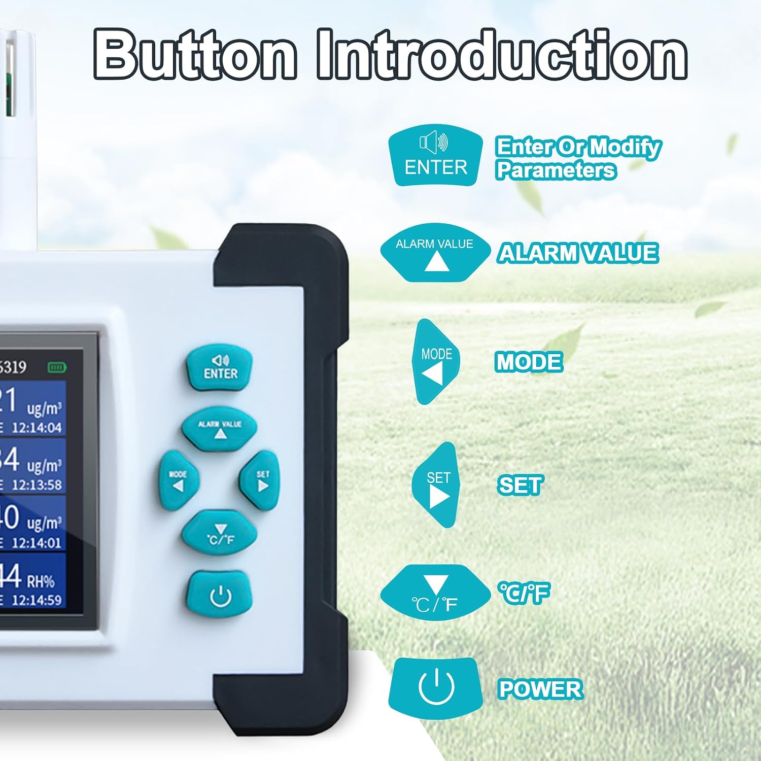 CO2 Gas Detector PM2.5 PM10 HC - Air Quality Monitor Co2 Pm2.5 Tvoc 评论和价格