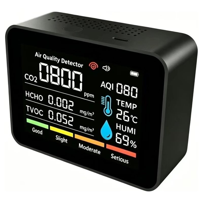 ABXF-CO2 TVOC HCHO PM2.5 PM1.0 - Air Quality Monitor Co2 Pm2.5 Tvoc 评论和价格