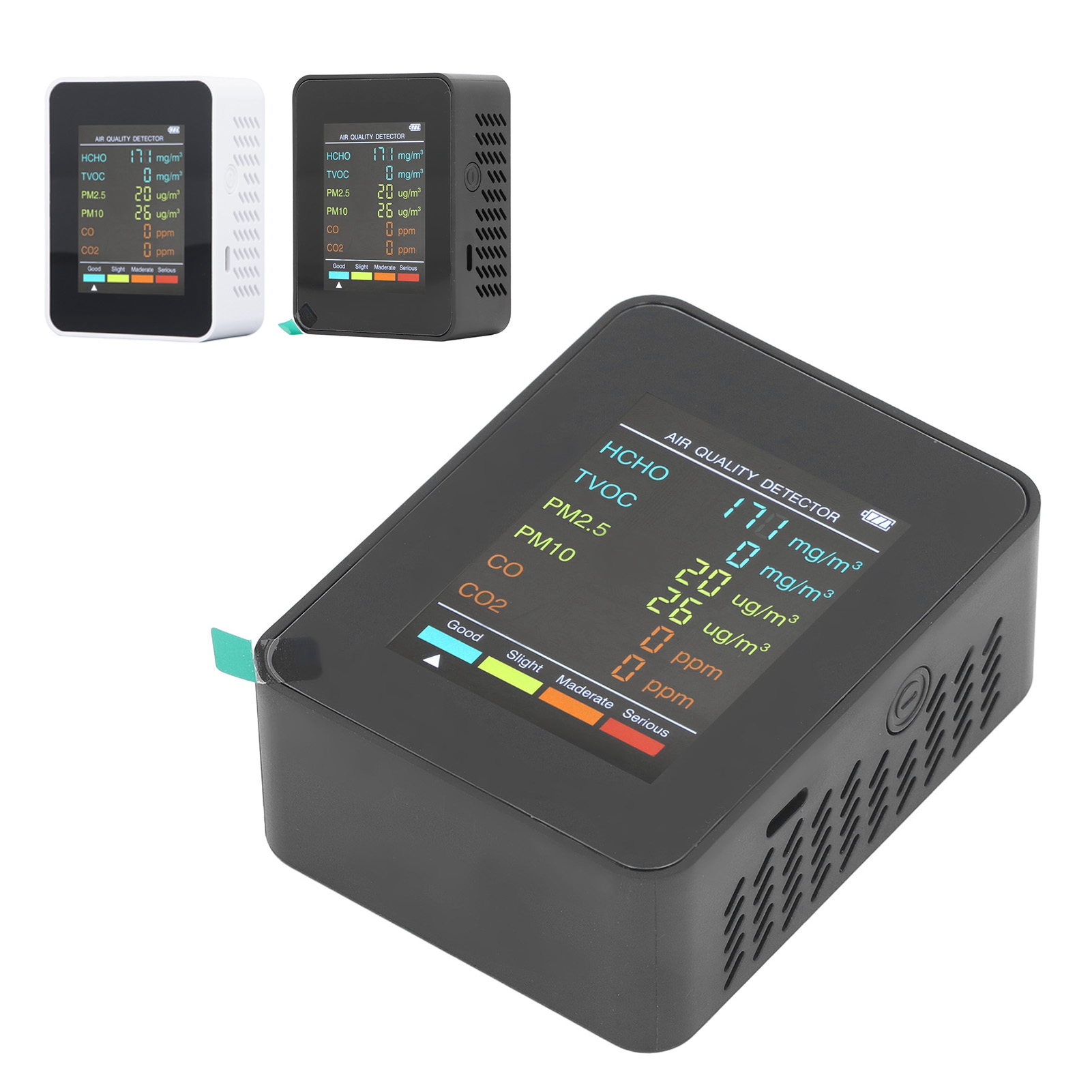Air Quality Monitor Portable L - Air Quality Monitor Co2 Pm2.5 Tvoc 评论和价格